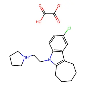Compound C21H27ClN2O4 structure