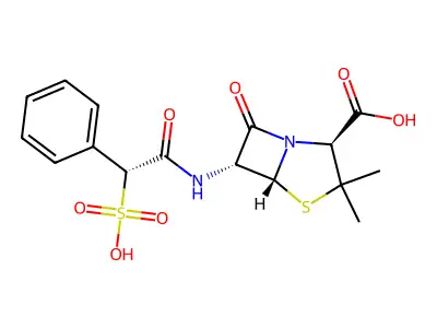 Sulbenicillin structure