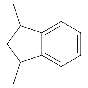 1,3-dimethyl-2,3-dihydro-1H-indene structure
