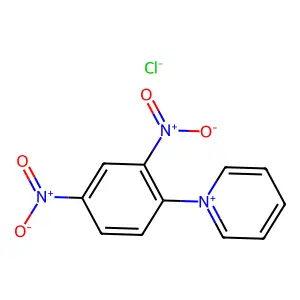 1-(2,4-dinitrophenyl)pyridin-1-ium chloride structure