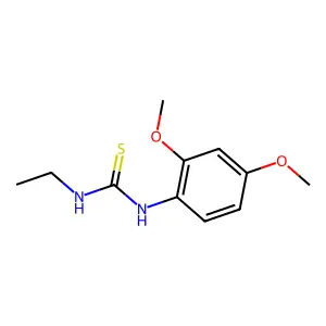 1-(2,4-dimethoxyphenyl)-3-ethylthiourea structure