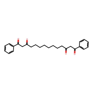 1,14-diphenyltetradecane-1,3,12,14-tetrone structure