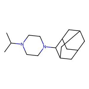 1-(2-adamantyl)-4-propan-2-ylpiperazine structure