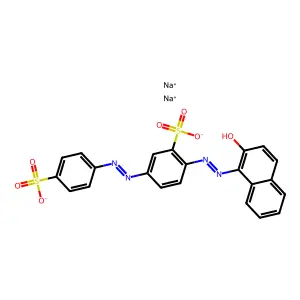 Biebrich scarlet structure