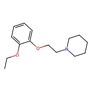 1-(2-(2-Ethoxyphenoxy)ethyl)piperidine structure