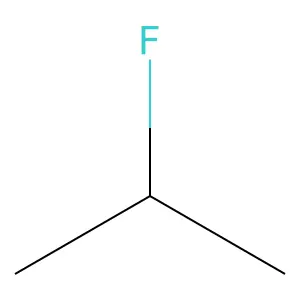 Compound C3H7F structure