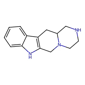 1,2,3,4,6,7,12,12a-Octahydropyrazino(2',1':6,1)pyrido(3,4-b)indole structure