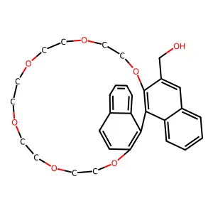 12,15,18,21,24,27-hexaoxapentacyclo[26.8.0.02,11.03,8.031,36]hexatriaconta-1(28),2(11),3,5,7,9,29,31,33,35-decaen-10-ylmethanol structure