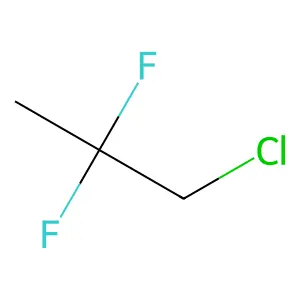 1-Chloro-2,2-difluoropropane structure