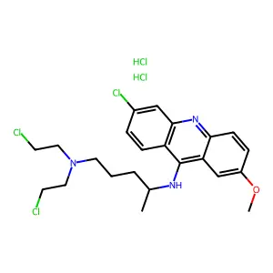 Quinacrine mustard dihydrochloride structure