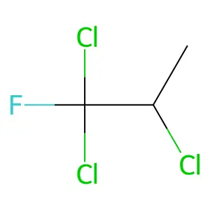 1,1,2-Trichloro-1-fluoropropane structure