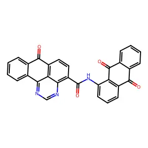 Compound C30H15N3O4 structure