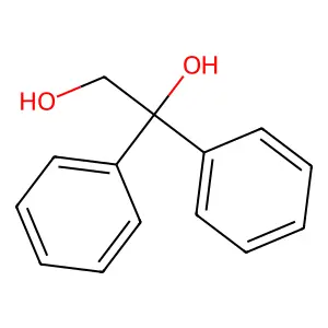 1,1-Diphenylethane-1,2-diol structure