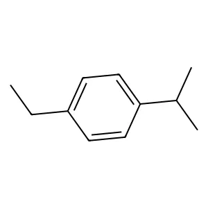 1-ethyl-4-propan-2-ylbenzene structure