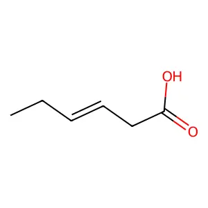 hex-3-enoic acid structure