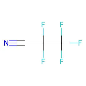 Pentafluoropropionitrile structure