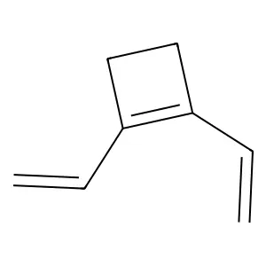 1,2-Divinylcyclobutene structure