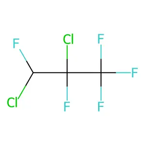 Compound C3HCl2F5 structure
