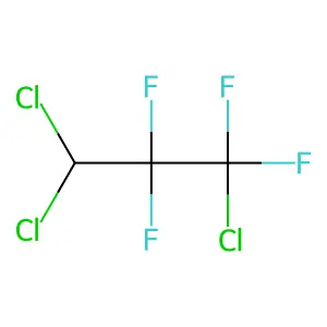 1,3,3-Trichloro-1,1,2,2-tetrafluoropropane structure