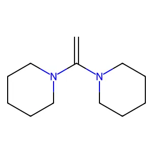 1-(1-piperidin-1-ylethenyl)piperidine structure