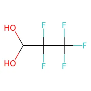 Compound C3H3F5O2 structure