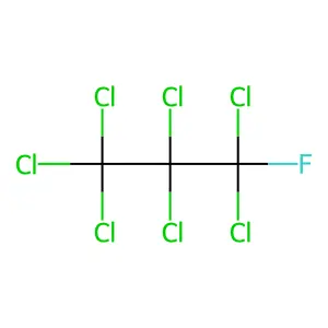 1,1,1,2,2,3,3-Heptachloro-3-fluoropropane structure