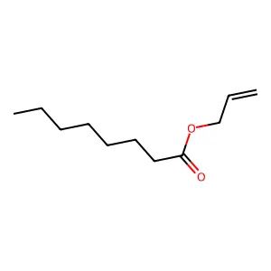 Allyl octanoate structure