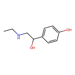 Ethylnorsynephrine structure