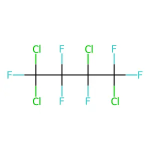 1,1,3,4-tetrachloro-1,2,2,3,4,4-hexafluorobutane structure