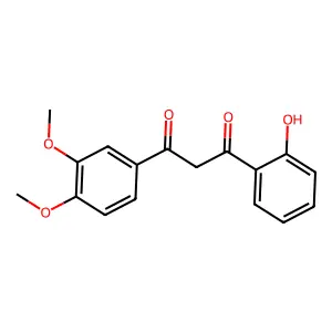 1-(3,4-dimethoxyphenyl)-3-(2-hydroxyphenyl)propane-1,3-dione structure