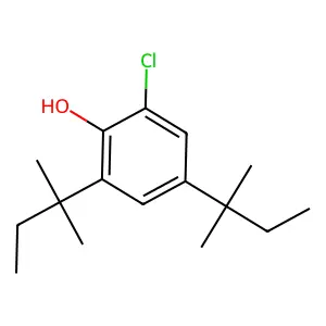 2-Chloro-4,6-di-tert-amylphenol structure