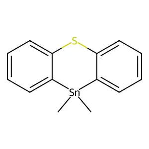 10H-Phenothiastannin, 10,10-dimethyl- structure