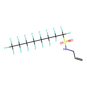 Compound C11H6F17NO2S structure