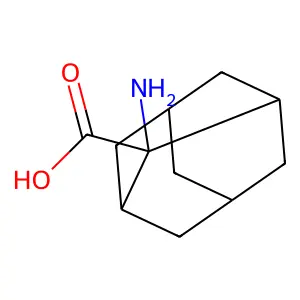 2-Aminoadamantane-2-carboxylic acid structure