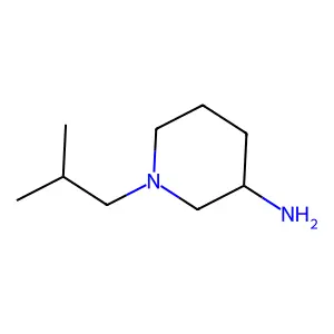 1-(2-methylpropyl)piperidin-3-amine structure