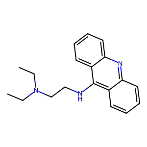 1,2-Ethanediamine, N'-9-acridinyl-N,N-diethyl- structure