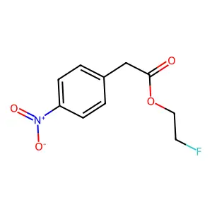 2-Fluoroethyl (4-nitrophenyl)acetate structure