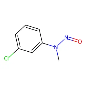 N-(3-chlorophenyl)-N-methylnitrous amide structure