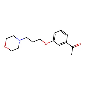 1-[3-(3-morpholin-4-ylpropoxy)phenyl]ethanone structure