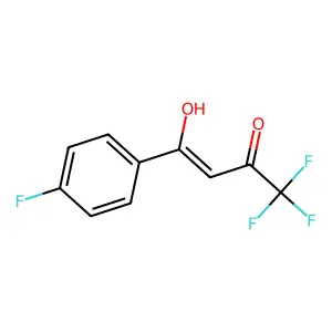 1,1,1-trifluoro-4-(4-fluorophenyl)-4-hydroxybut-3-en-2-one structure