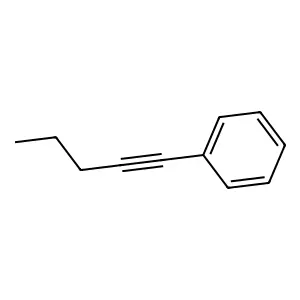 pent-1-ynylbenzene structure