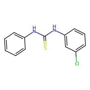 1-(3-chlorophenyl)-3-phenylthiourea structure