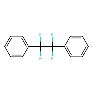 (1,1,2,2-tetrafluoro-2-phenylethyl)benzene structure