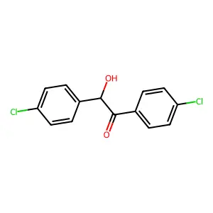 1,2-Bis(4-chlorophenyl)-2-hydroxyethanone structure