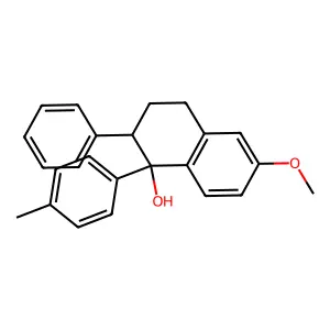 Compound C24H24O2 structure
