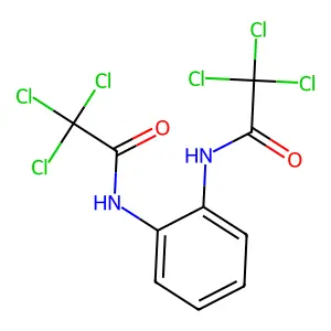 Compound C10H6Cl6N2O2 structure