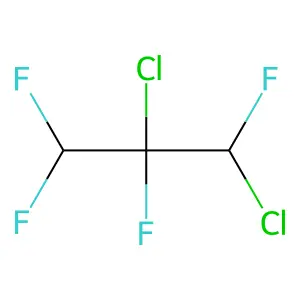 1,2-Dichloro-1,2,3,3-tetrafluoropropane structure