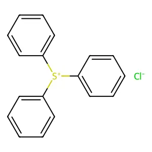 TRIPHENYLSULFONIUM CHLORIDE structure