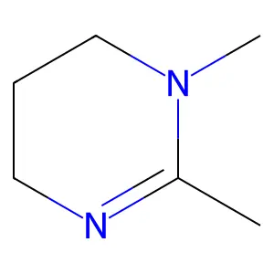 1,2-Dimethyl-1,4,5,6-tetrahydropyrimidine structure