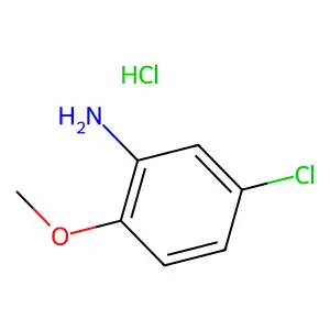 Benzenamine, 5-chloro-2-methoxy-, hydrochloride structure